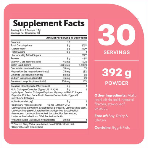 Creatine Hydration for Women (Strawberry Flavor)