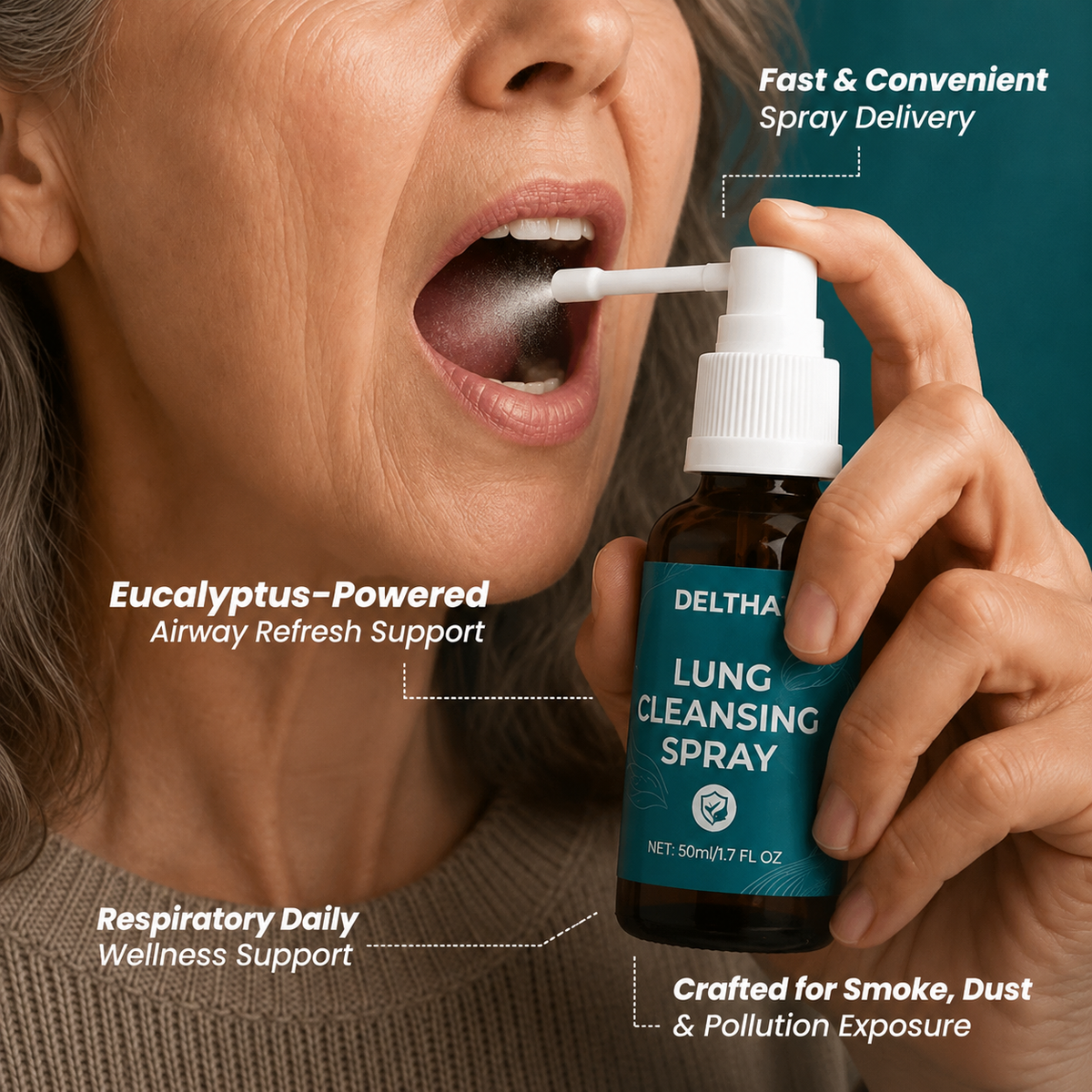 Deltha™ Lung Cleansing Spray